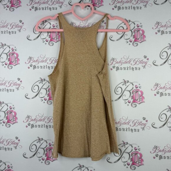 Obey tank top beige brown skull sugar skull day of dead skater oversized cute - Picture 3 of 6